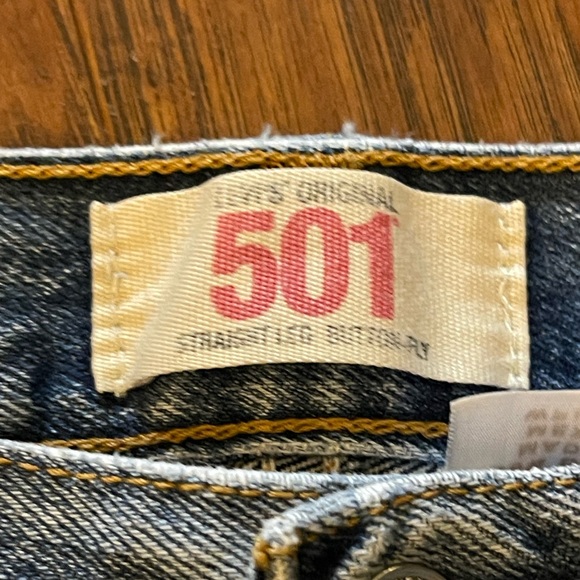 Vintage Levi’s 501 Original Fit Button Fly Jeans Mexico Medium Stonewash - Picture 5 of 16